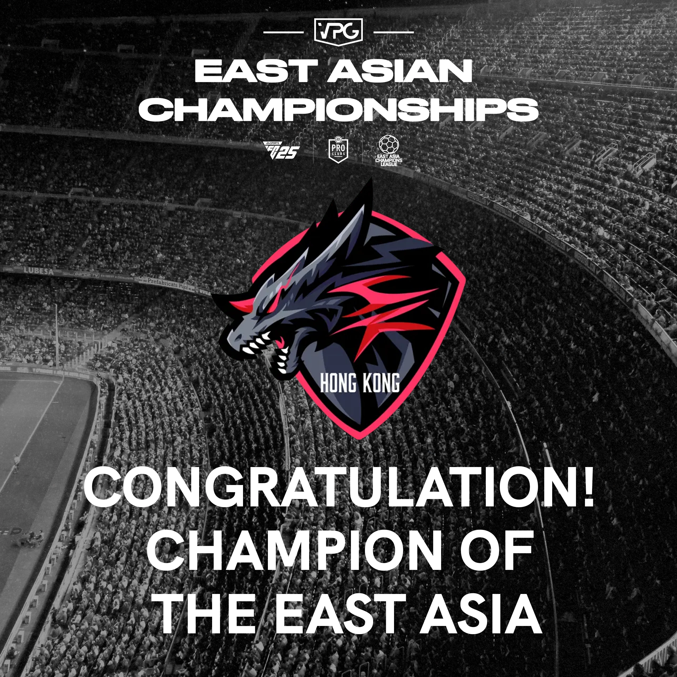 Hong Kong won VPG East Asian Championship! π