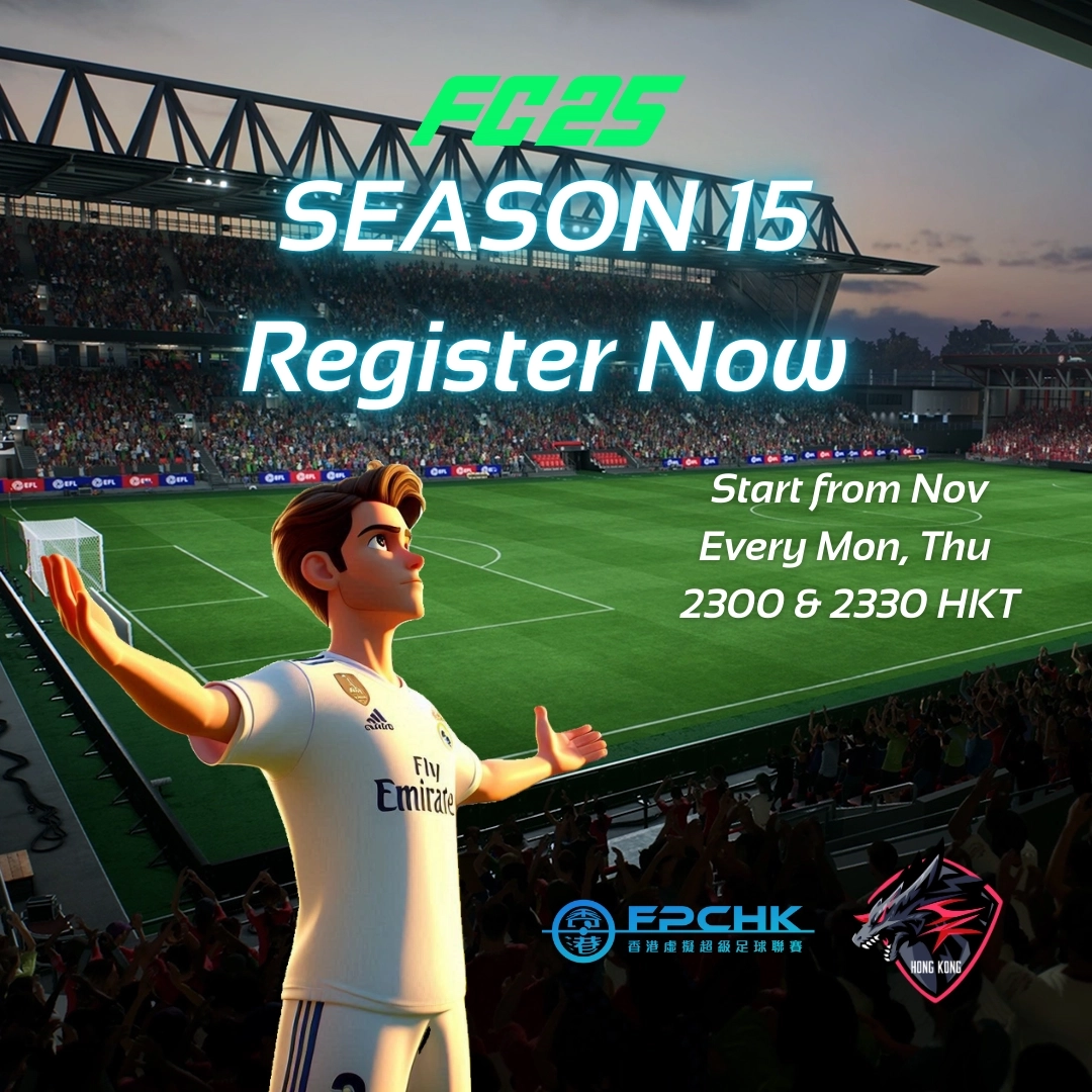 β½ FPCHK Season 15 Registration Now Open! β½